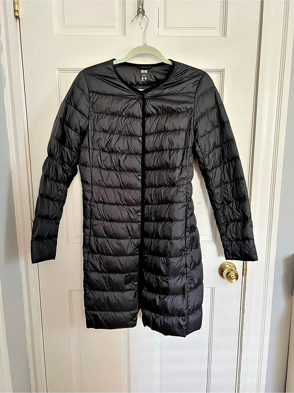 Uniqlo Ultra Light Down Long Coat Black Size Small